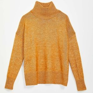 NWT LOFT Drop Shoulder Turtleneck Sweater